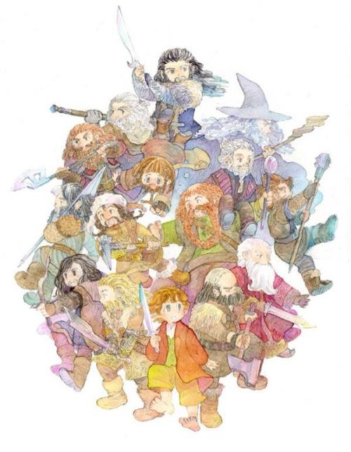 myrkvidrs:The Hobbit &amp; Lord of the Rings // by 上野(束）
