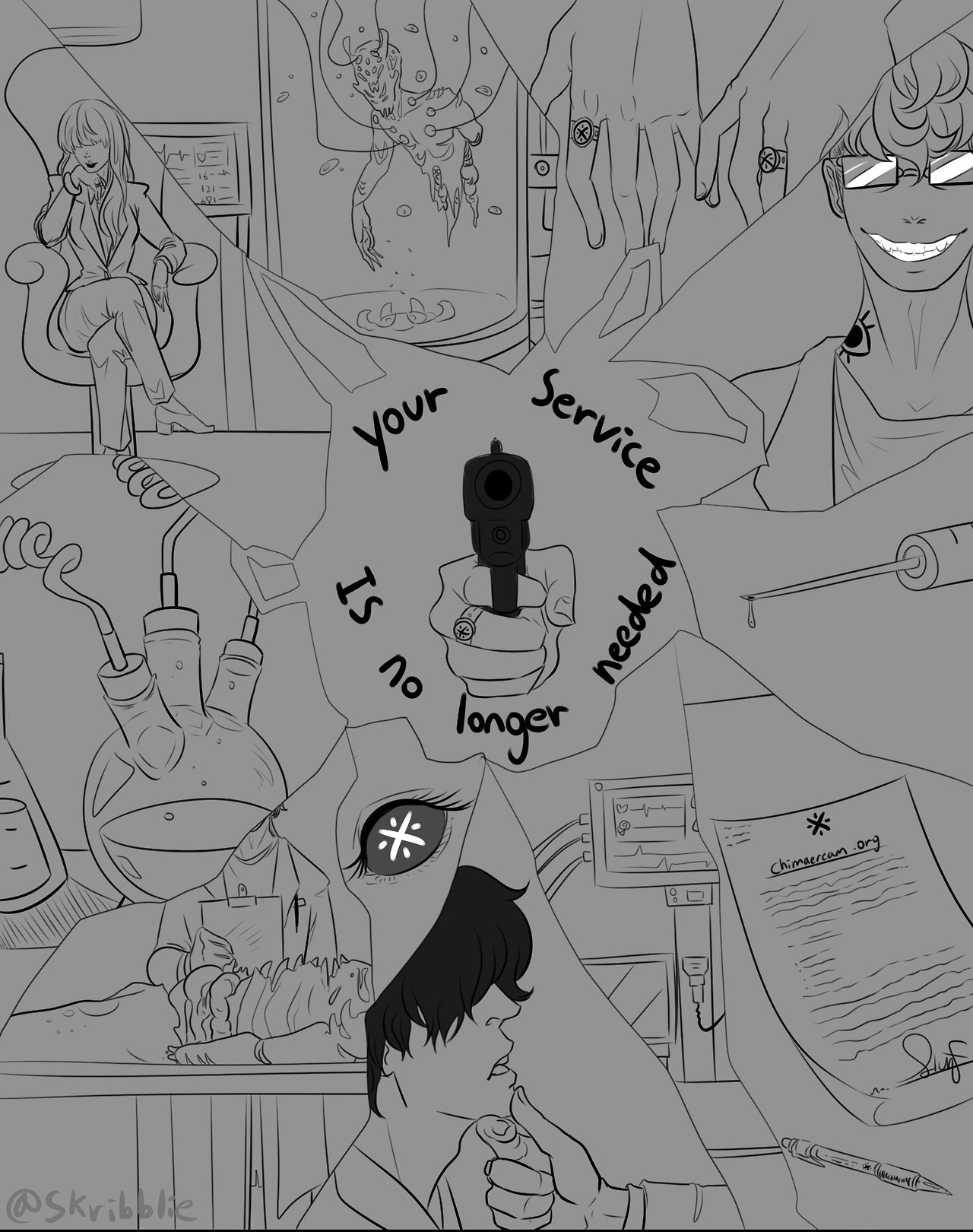 skribblie:  (It’s finally here!)Part1Glurf’s past comes back to haunt his dreams,