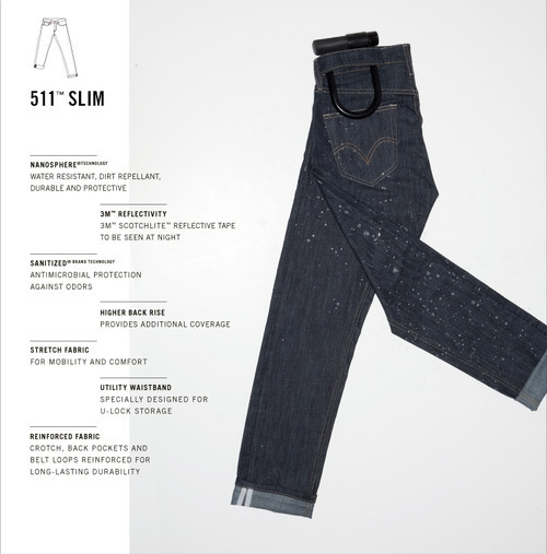 levi's water resistant jeans