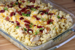 do-not-touch-my-food:  Chicken Bacon Ranch Mac and Cheese