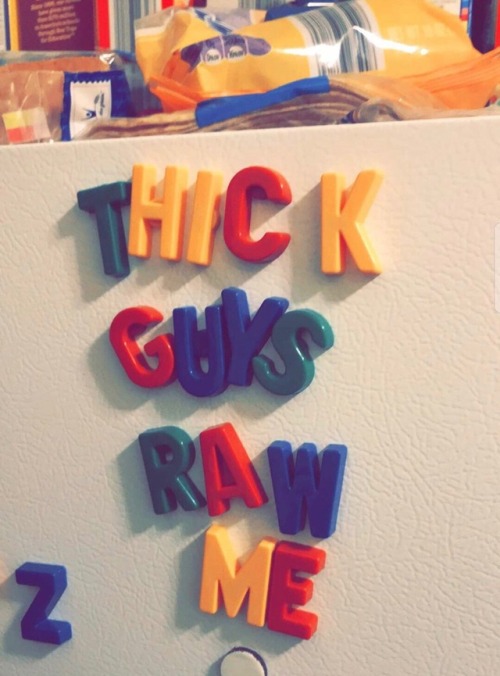stratosphere-awakening:Don’t ever let me play with alphabet magnets while drunk at a party