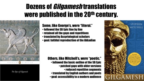 mostlydeadlanguages: A brief text history of Gilgamesh, put together for my students.