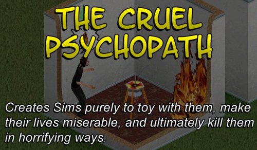 darrencrisstastic: angelofthefallout: Types of Sims players my brother was the realist and the psych