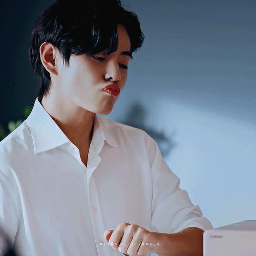 Taehyung X Coway Ad Making Film