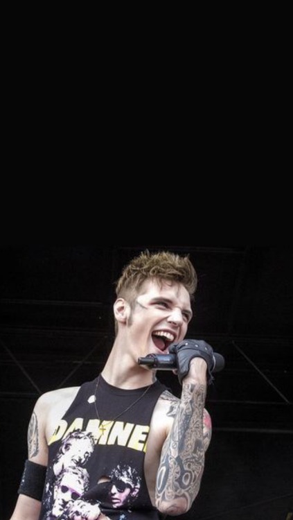 alternativexpez:  Andy Biersack lockscreens