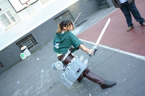 Here are some photos of my Hanji cosplay porn pictures