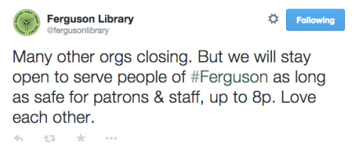 jubilantics:Please consider donating to the Ferguson Municipal Public Library (donate button is on t