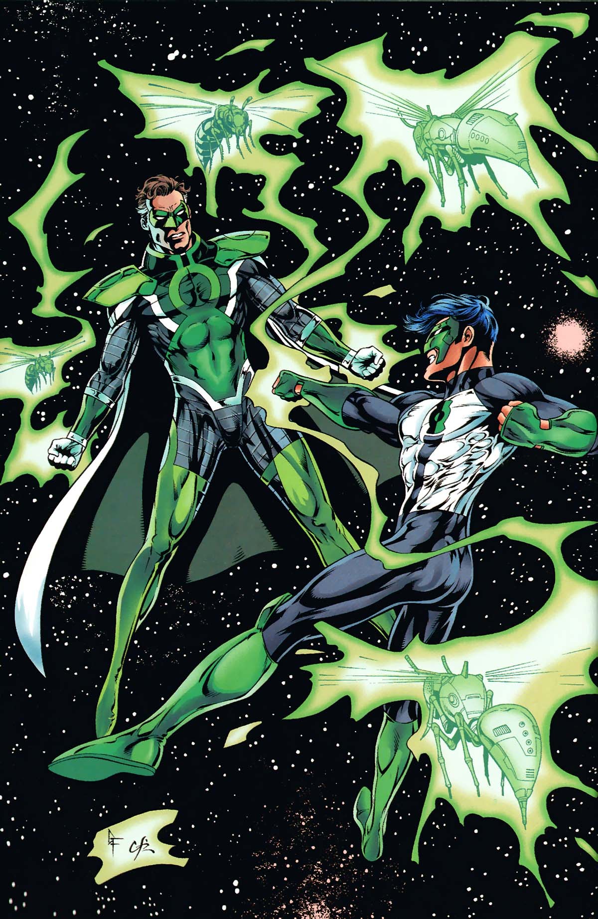 CFC — Green Lantern Kyle Rayner vs Parallax by Gary...