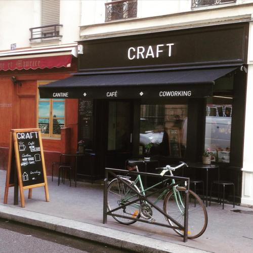 Café CRAFT París - Excellent #cafecraft #brambysupplyco #aprons #barista #custommade #