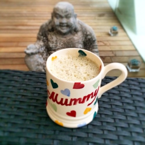 matchauk: My favourite mug ❤️ with my new favourite drink. Rose, vanilla and matcha latte and its ve
