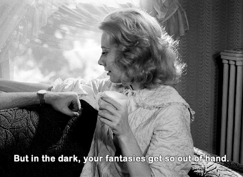 ritahayworrth:As a matter of fact–not for that reason, mind you–but I had the strangest feeling last night.Carnival of Souls (1962) dir. Herk Harvey