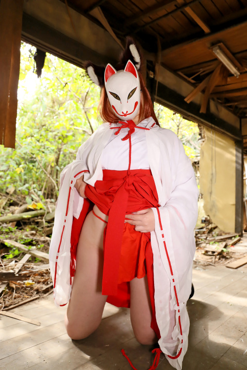 Cute Cosplay GIrl Higurashi Rin (Kitsune-Chan 3) 1-3