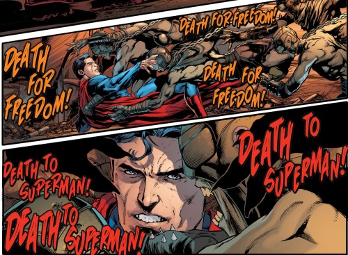 wnderwman07:  Scenes with the power couple Superman and Wonder Woman from Justice League #43 