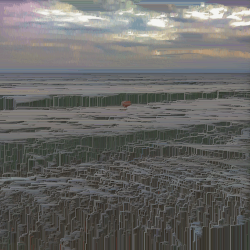 crossconnectmag:Chromo Valdez:  Glitch Landscape GifsChromo Valdez is the art project of a touring m