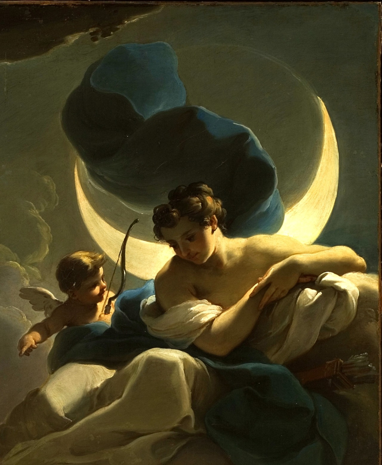 Богиня луны 5 букв. Убальдо Гандольфи. Эндимион Греческая мифология.
