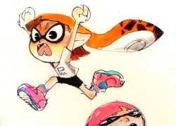 droplix:  Splatoon doodles from sketchbook! 