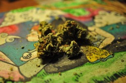 godshideouscreation:  some buds from my pickup ;) please do not upload my weed photos to other websites, thanks