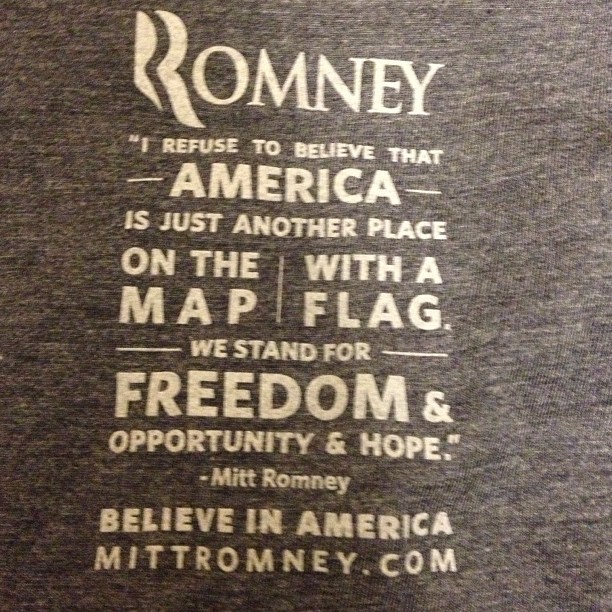 I still believe #romneyryan2012 #believe @youngcons #america #freedom #hope #opportunity