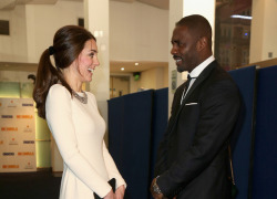 Wewillgo-Onforever:  (Kate Middleton Is As Giddy As You’d Be If You Met Idris Elba)