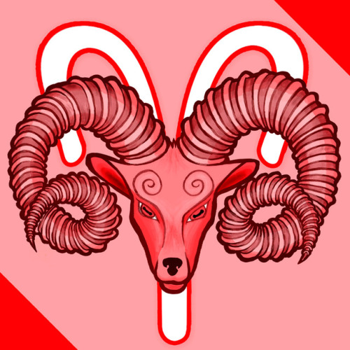 Time for aries. In a hot colour and very horny. :_D