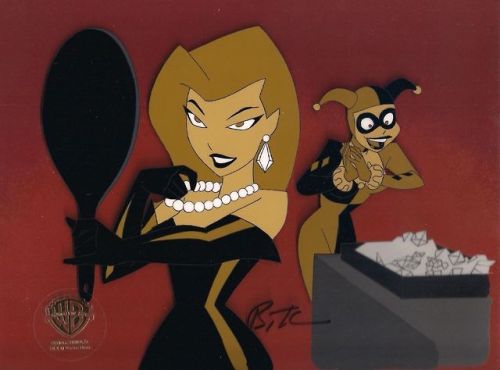 The New Batman Adventures: Holiday Knights ep.Original production cels, mostly signed by Bruce Timm