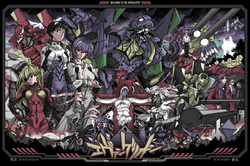 gamefreaksnz:  Neon Genesis Evangelion Poster Print 20”x30” Giclee Print  Signed