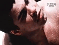 its-a-different-world:  hopeful-melancholy:  Muhammad Ali   I am slain 
