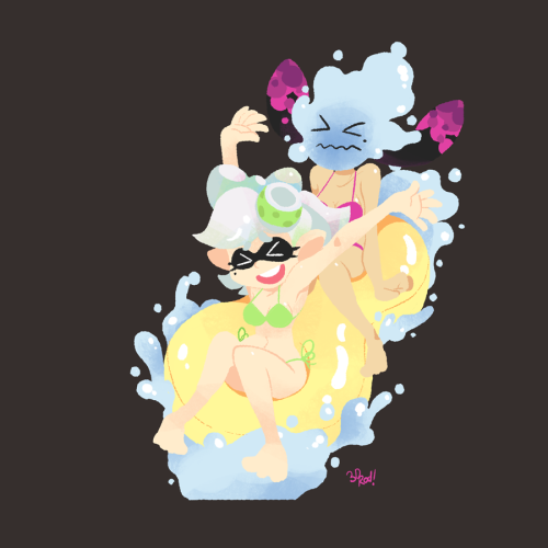 3drod:  Splatfest tomorrow! Which amusement attraction do you like more? Roller Coasters or Water Slides?