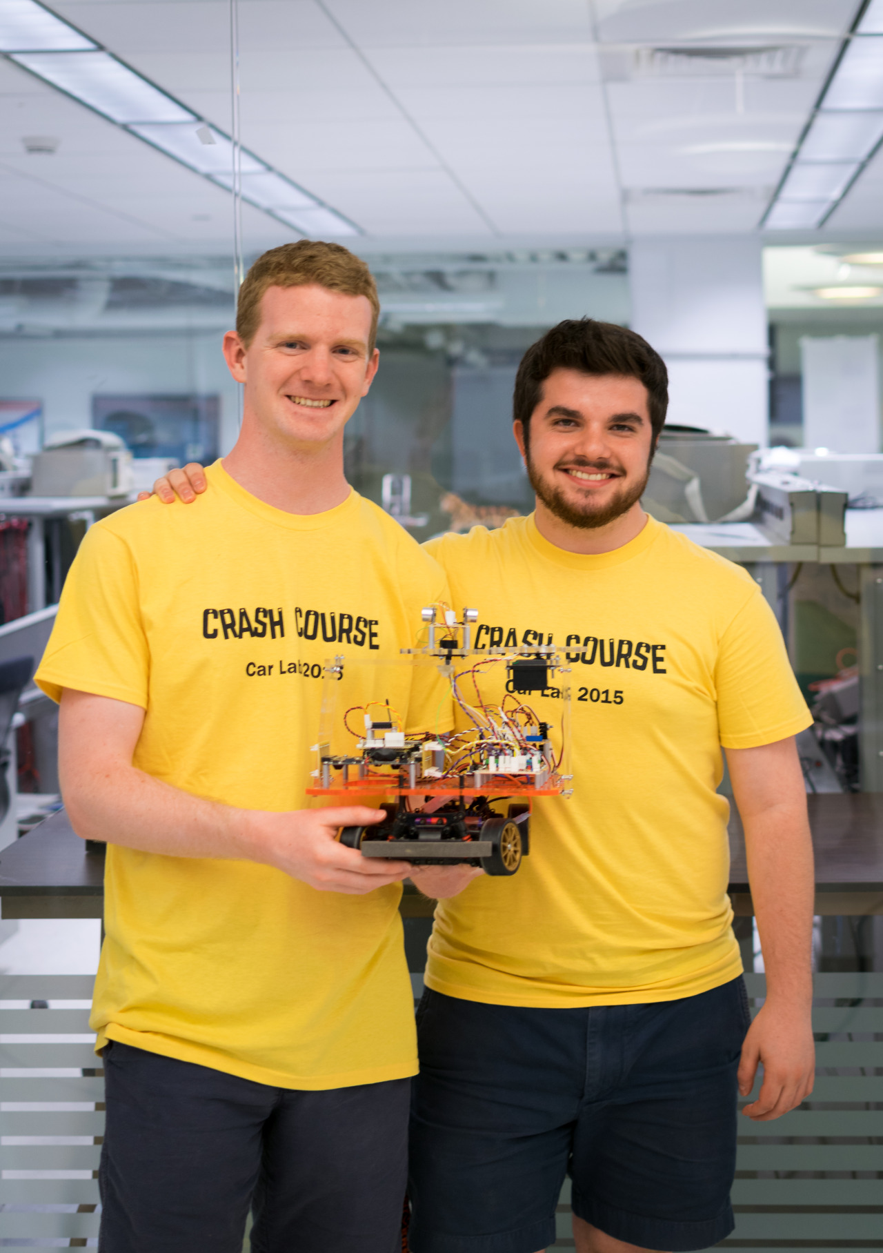 The last required course for electrical engineering majors at Princeton is ELE 302: Building Real Systems, affectionately known as Car Lab. Students partner up, take a stripped-down electric hobby car, and build the circuitry to drive it.
The first...