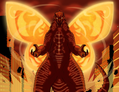 daikaiju-arts: Symbiotic Fury!  I’m very happy with how this came out, and I’ll be 