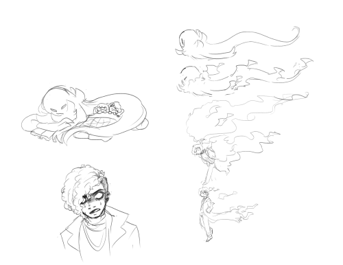 Quick Snatcher Sketches also he’s still noodle he just bursts into flames now and then to change bac