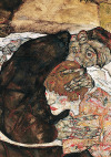 Egon Schiele, Death and the Maiden, 1915 (detail) / Hannibal 1.09 Trou Normand