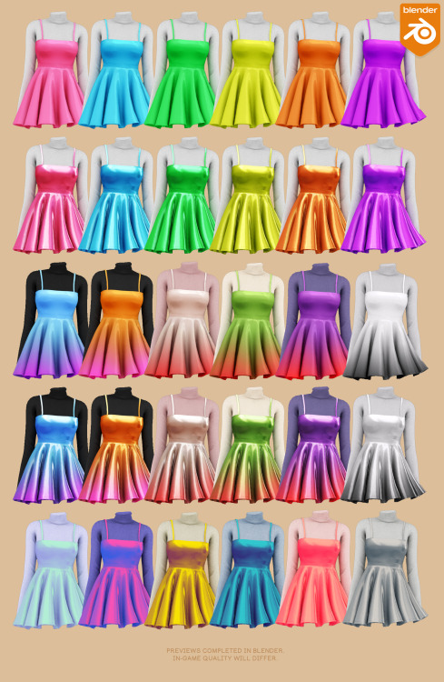 Holo dress with two swatch versions (both in the same package). Nothing fancy.  ヽ(・∀・)ﾉ Download: SF