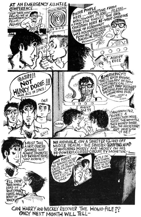 Harry Chess, That Man From A.U.N.T.I.E. 15 - drawn by A. Jay for Drum magazine in the mid 60s. Here 