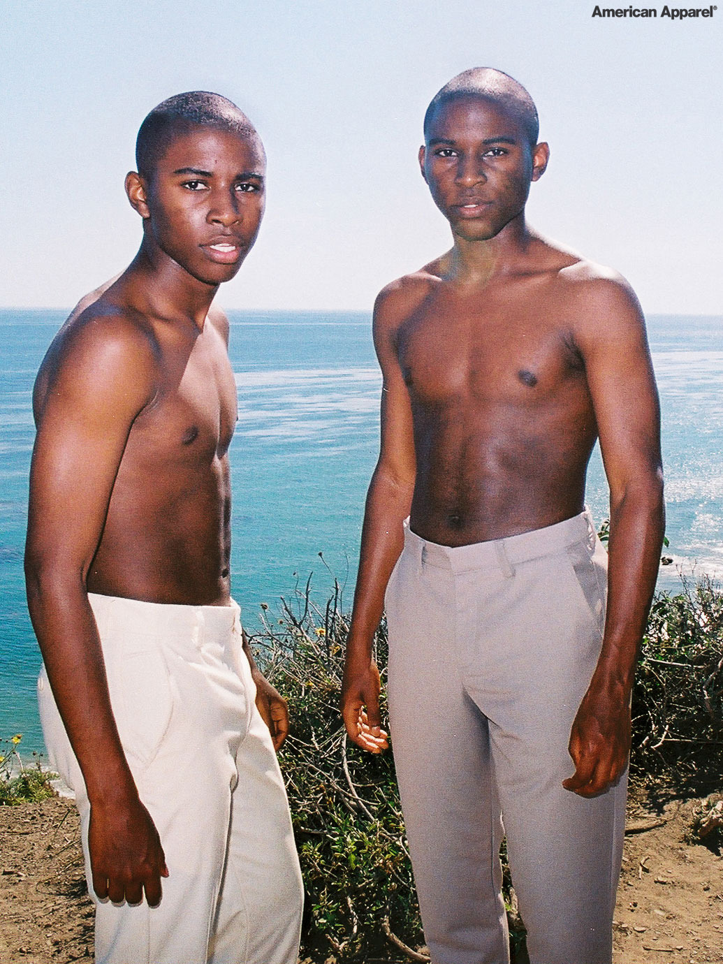 americanapparel:  The Poly-Viscose Welt Pocket Pant by American Apparel
