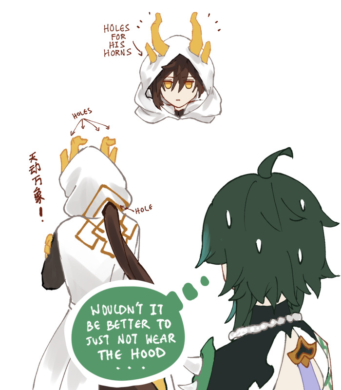 Zhongli S Archon Outfit Was Only Shown From The Back View Explore Tumblr Posts And Blogs Tumgir