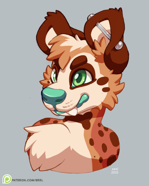 groundlion: More Patreon rewards. This character is so cute and fun to draw…  ;u;Support