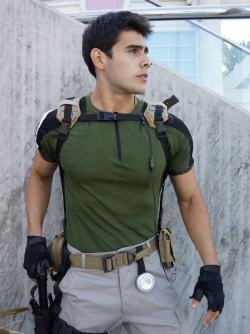 -ryan:  luckyjake:  tapthatguy-x-version:  Cosplay hero ANDREW AGUILAR at nathan-freaking-drake.  This guy dressed as Chris motherfucking Redfield. MARRY ME!  Pardon my hard on. 