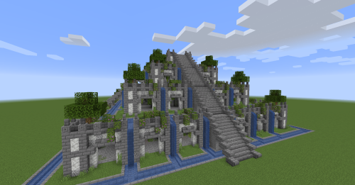 minecraft-inspo: Build inspired conceptually by the hanging garden of Babylon and architecturally by