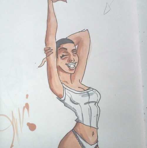 Pen And Copic Markers