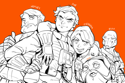 digitkame:[WIP]The Galactic Flyboys