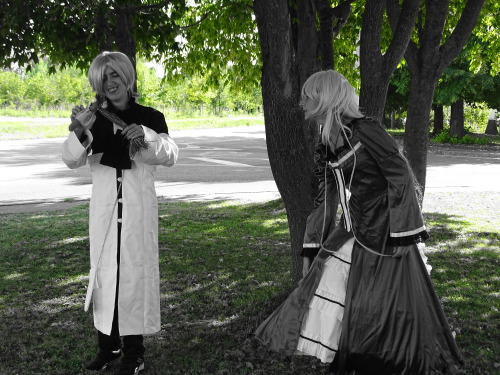 Me and my friend are Break and Alyss from Pandora Hearts