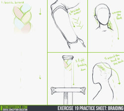 anatomicalart:  Exercise 19 -Braiding[Follow