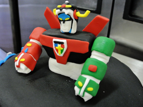 Voltron Cake featuring Batman & Optimus Prime!