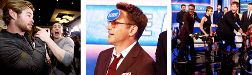 paulwelsey:  Marvel Cast or a bunch of 12 year old boys