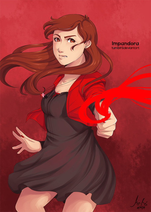 lmpandora:17 Year old Mabel and Dipper as Scarlet Witch and Quicksilver (Scarlet Mabel and Quick D