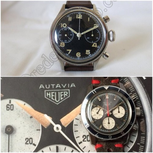 Two more killer chronos that we’ve found for you today, both issued to the armed forces! The #Breguet Type XX to the French Airforce and the #Heuer Autavia to the Argentine. Details on HODINKEE. (at www.hodinkee.com)