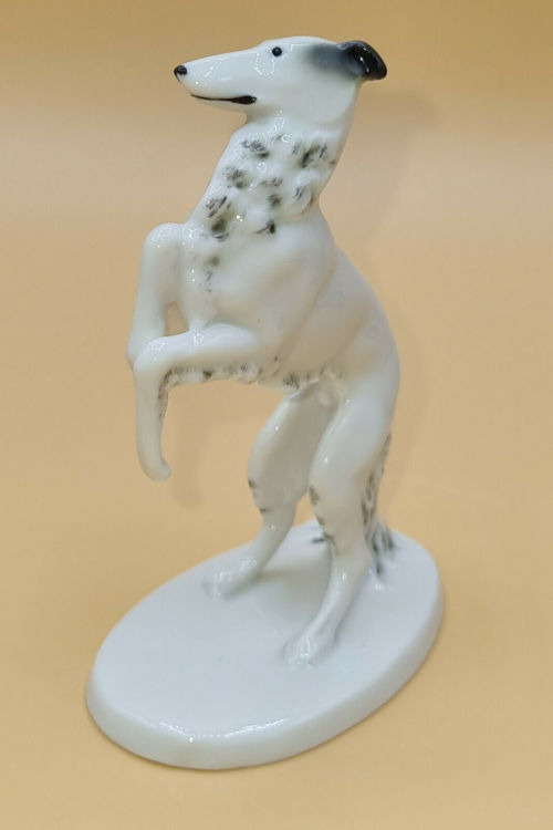 grayghostofthenorth: Pfeffer Gotha Borzoi Figurine (Germany)