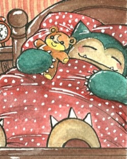 una-artwork: Sleepyhead Snorlax.  That pokemon