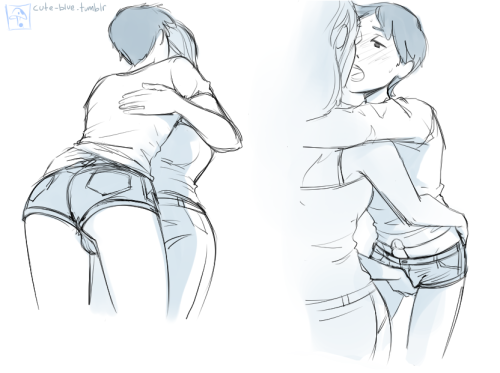 cute-blue:  Support me on Patreon!felt like drawing butts in shorts